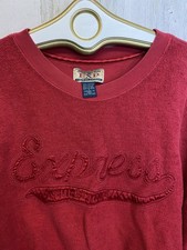90s VTG EXPRESS ATHLETIQUE Sweatshirt Boxy Sz S Red Script Logo