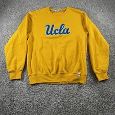 Vintage UCLA Russell Athletic Sweater Mens Medium Sweatshirt Y2K Scripture Logo