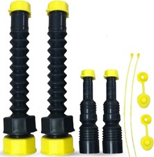 Gas Can Spout Replacement - Deluxe 5 Gallon Hi-Flo System with Gas Can Nozzle, F