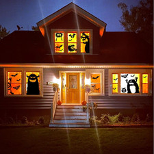 Halloween Window Clings for Glass Windows Halloween Window Decorations