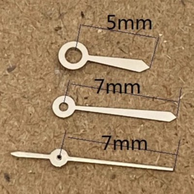 7x7x5mm Silver Watch Hands for Ronda 785 Movement Watch Part