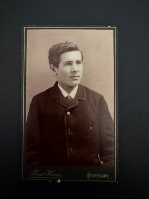 CdV Stuttgart Paul Hoser   Junge Porträt   Carl Gottfried Krämer Schorndorf