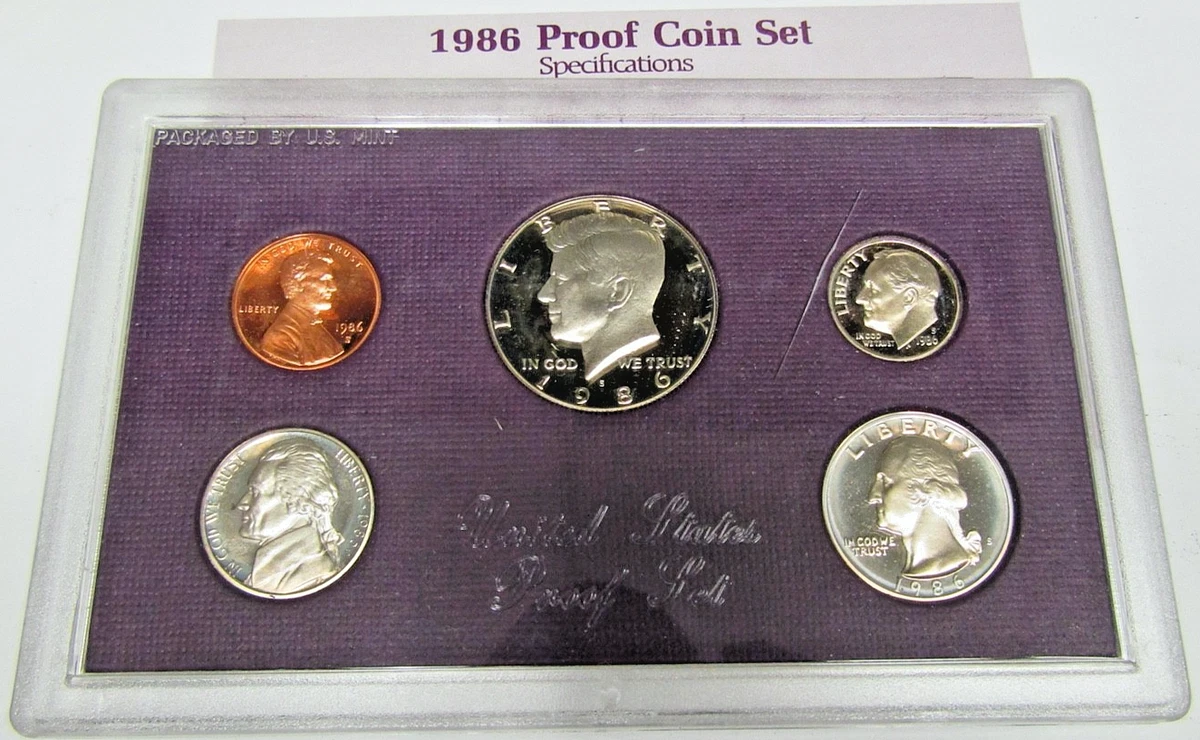 1986 Proof US Coin Proof Sets for sale | eBay