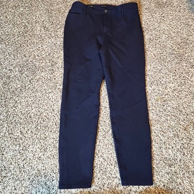 Talbots Soho 5-Pocket Jeggings Navy Blue Slim Leg Stretch Pants Womens 10P