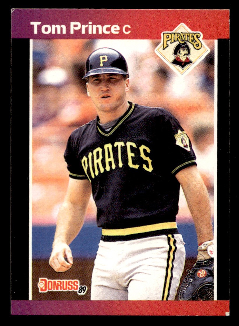1989 Tom Prince #527 Pittsburgh Pirates Baseball Sports Card Raw Trading Card