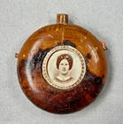 Vtg. Jennie Wade & John Burns Mini Canteen ~ Gettysburg Civil War Souvenir