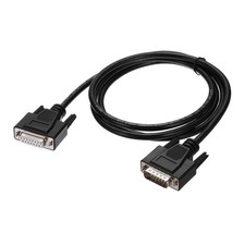 DB15 Serial Cable 28AWG Shielded Male To Female Straight Through 4.9ft