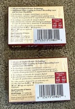 Lot Of 2 Sealed Maxwell Mini DV Digital Video Cassette 60 min Tapes