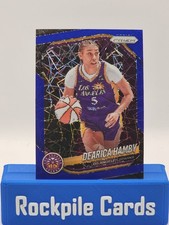 2025 Panini Prizm WNBA - Dearica Hamby #39 Blue Velocity Prizm