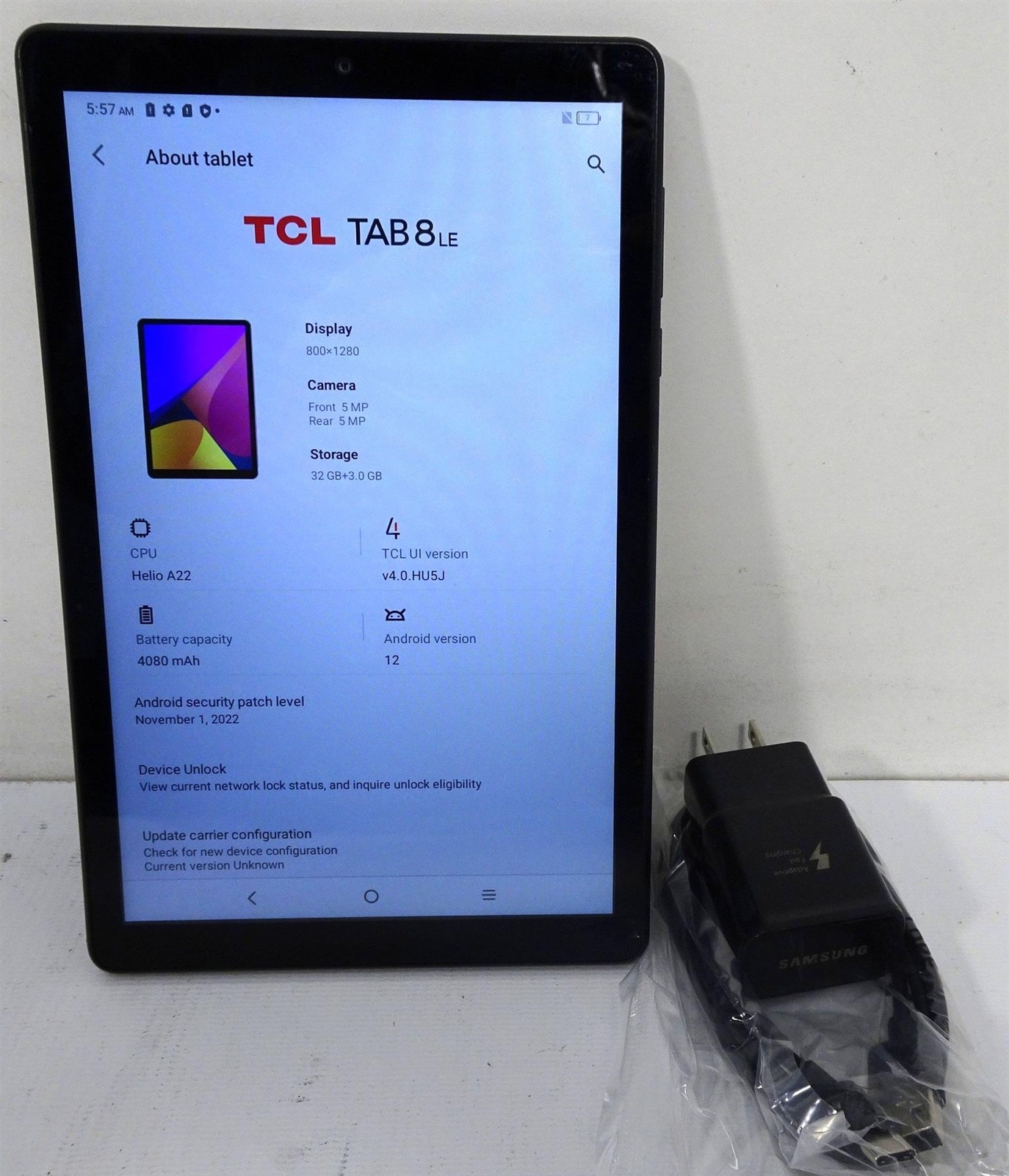 TCL Tab 8 LE 8" 9137W Verizon Unlocked helio A22 32GB 3GB (WiFi + 4G
