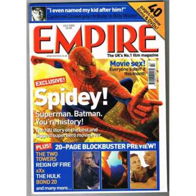 Empire Magazine N.157 July 2002 mbox3358/f Exclusive! Spider-Man