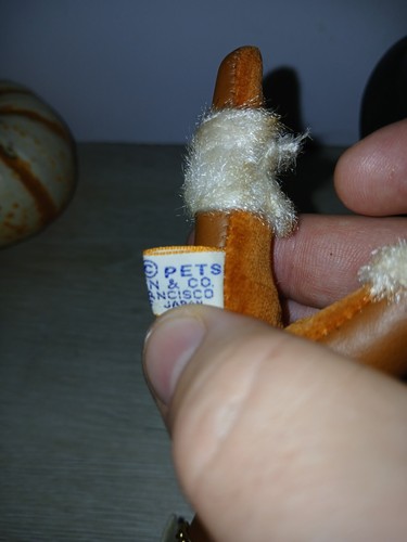 R Dakin Leather Pets Patricia Poodle #377 Stuffed Animal 1960s Japan With Tag - Picture 4 of 14