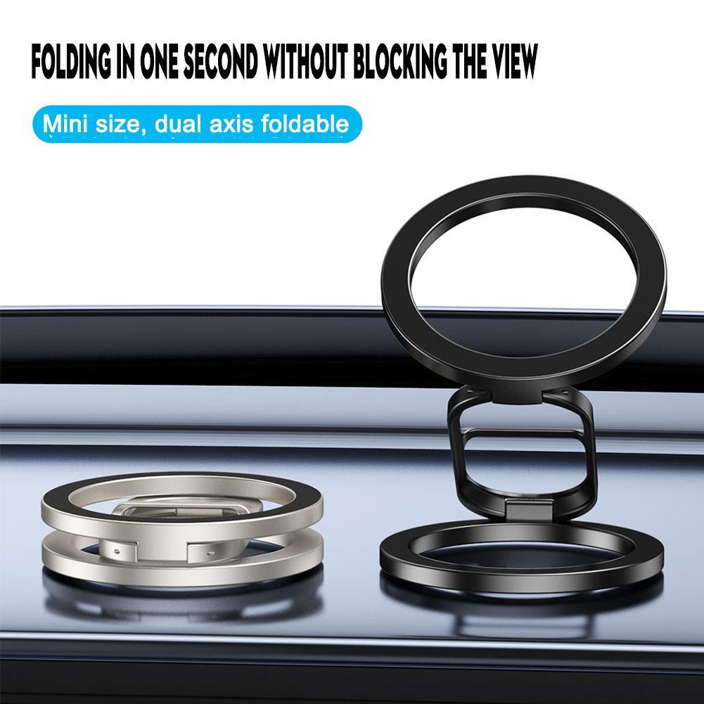 Car Phone Holder Magnetic 360 Degree Rotating Dashboard Mount` Iphone C1N1