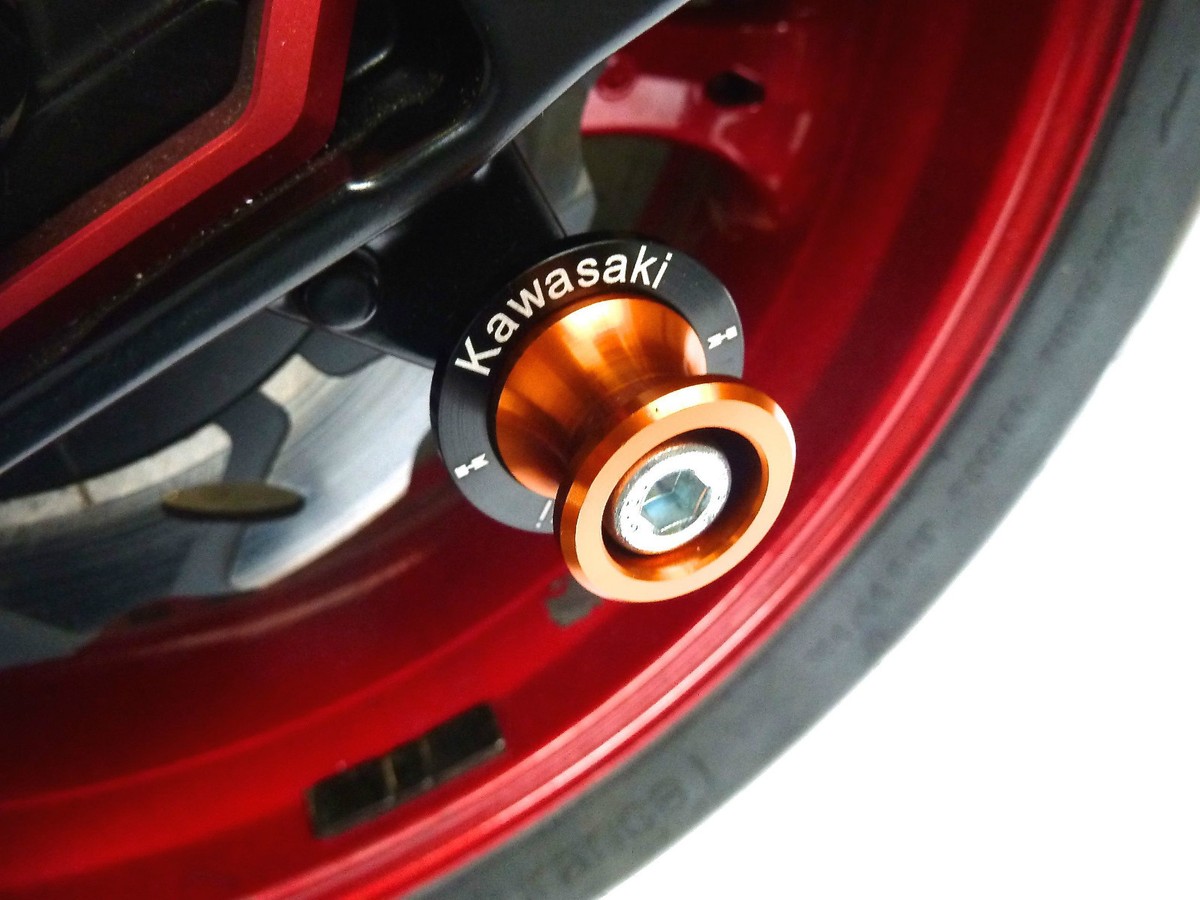 KAWASAKI ZX10R ZX6R ZX9R ER5 ER6 PADDOCK STAND BOBBINS COTTON