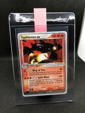 Pokemon Card English 2003 EX Sandstorm Typhlosion ex 99/100 #99 holo Tornupto ex