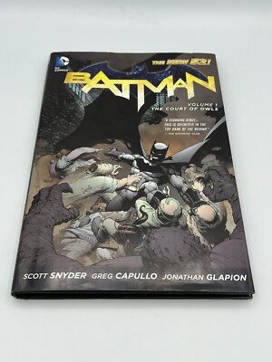 DC The New 52 Batman Vol 1 The Count of Owls Hard Cover
