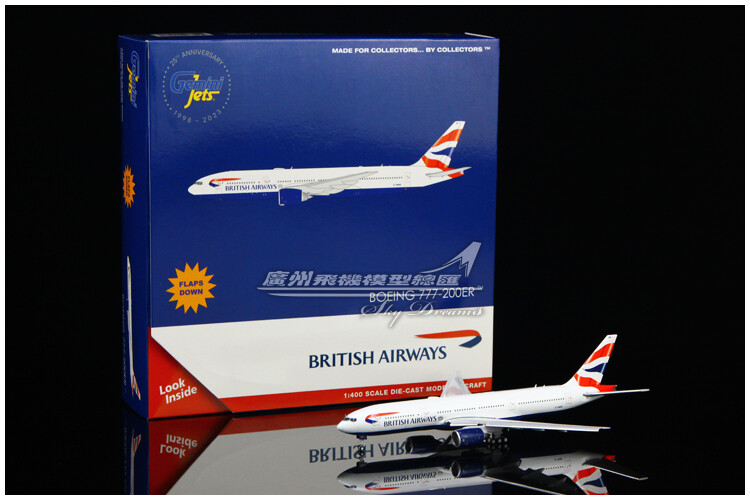 1:400 GeminiJets BRITISH AIRWAYS B777-200ER Airplane Diecast