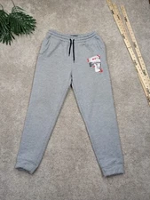 Brooklyn Cloth Sherpa Lined Jogger Pants Mens M Medium Gray Drawstring Japanese