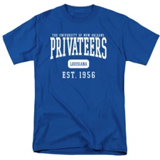 The University of New Orleans Adult T-Shirt Est. Date, Royal Blue, S-5XL