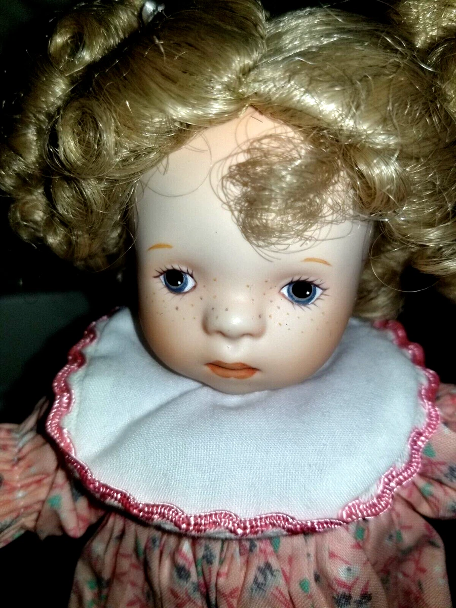 "Gretchen/Montag" von Sylvia Natterer, Franklin Mint Heirloom Doll, Zertifikat !