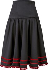 Küstenluder »ALBA POMPOM FOLKLORE« Stufen RETRO Skirt SWING ROCK Rockabilly