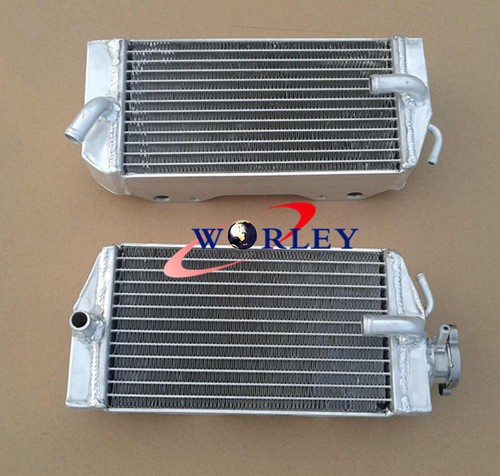 Left + Right Aluminum Radiateur Pour Honda CRF450R CRF450 2002 2003 2004 - Photo 3/3