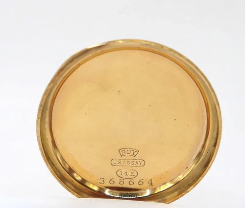 Antiguo reloj de bolsillo Elgin de 15 joyas de oro amarillo macizo de 14k para mujer. Funciona perfecto - Imagen 3 de 6