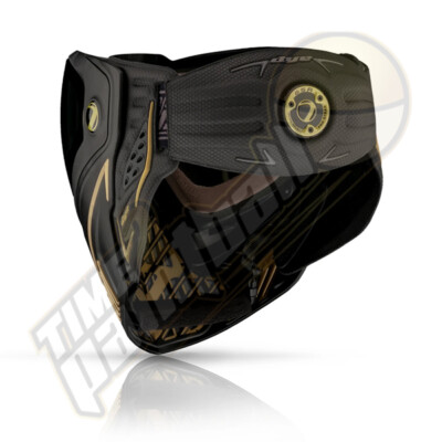 Dye I5 Onyx Gold V2 Paintball Airsoft Mask Goggle - Black / Gold