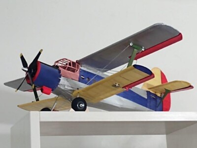 Antonov An-2 Free Flight 30'' WS RC Model Airplane Plans Templates PDF on USB