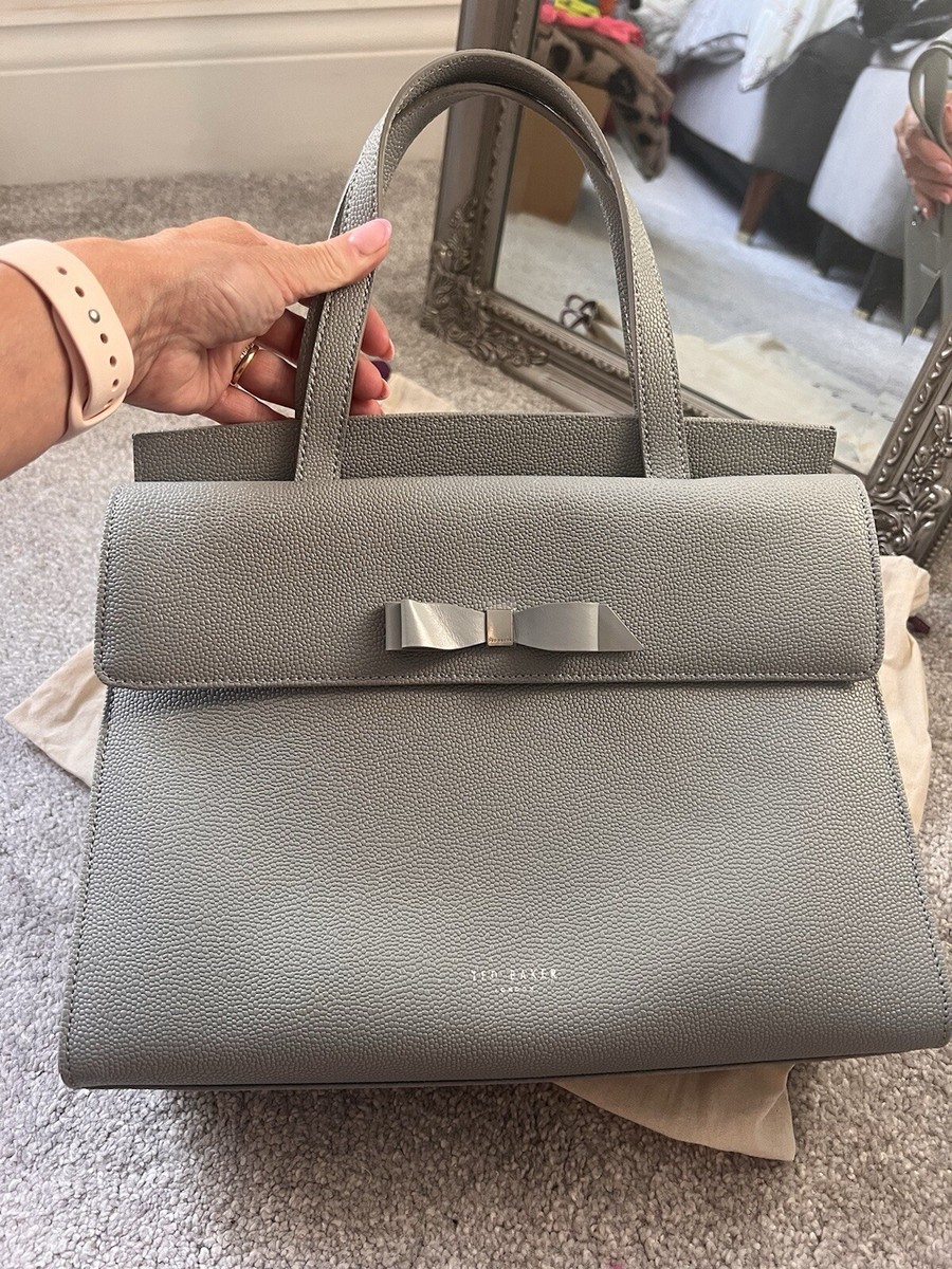 Ted Baker Aarilli Bow Leather Satchel Tote Bag