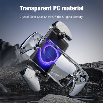 Transparente klare PC-Schutzhülle für PS5 PlayStation Portal Remote Cover AEU