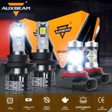For Mini Cooper 2009-2014 Auxbeam Canbus Led Headlight High Low Beam Fog Lights