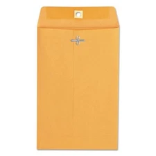 100 Pcs CLASP ENVELOPES 6''x9'' Kraft Shipping Mailing Gummed Business Manila