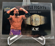 2022 Upper Deck AEW Allure Title Fights #TF-18 Scorpio Sky wrestling card