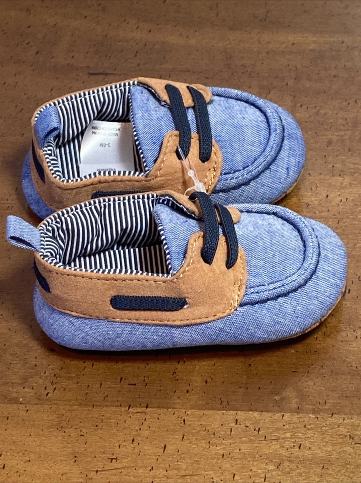 bebé niño azul cuna zapatos talla 6-9 meses Target Foto 2 de 4