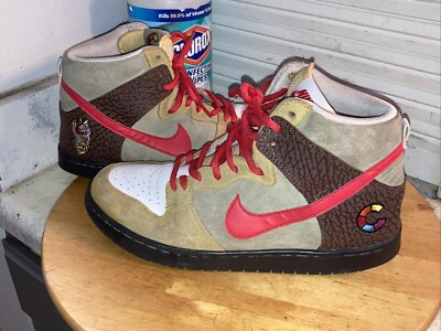 Size Nike SB Color Skates x Dunk High Kebab and Destroy, Clean,No  Insoles