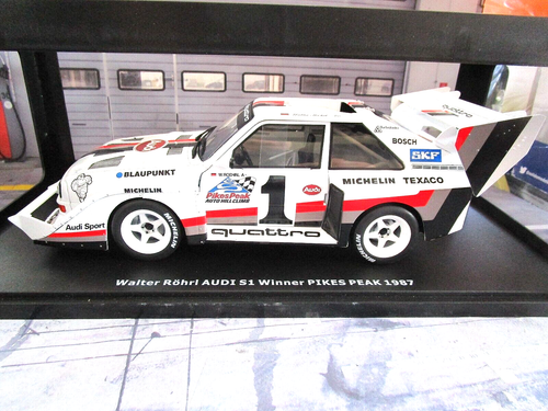 AUDI S1 E2 Sport Quattro Rallye EVO Pikes Peak 1987 #1 Röhrl 1st Werk83 - 1:18 - Bild 2 von 7
