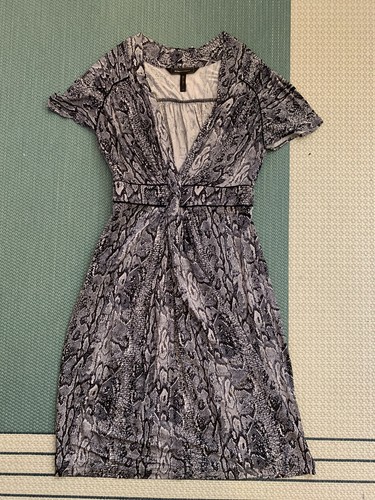 Bcbg Max Azria Snakeskin Print Dress XS 