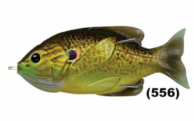 KOPPERS LIVE TARGET SUNFISH HOLLOW BODY LURE 3-1/2'', SURFACE, SFH90T556