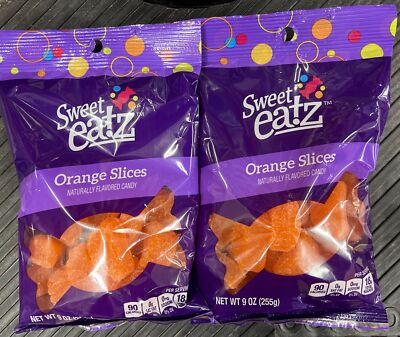Sweet Eatz Oranges Slices 2- Bags 9oz Each