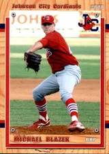 2008 Johnson City Cardinals Grandstand 2 Michael Blazek Las Vegas Nevada NV Card