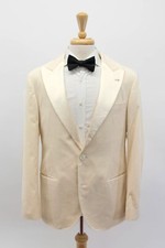 NWT 4,995 Brunello Cucinelli Men Corduroy Tuxedo Jacket Size 52/ 42US A242