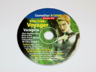 2000 Gamestar CD Demo Dino Crisis Star Trek Vampire Infestation Diablo 2 Unreal 