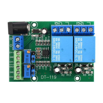 Unique DC 24V 2-Channel Voltage Comparator Precise LM393 Module