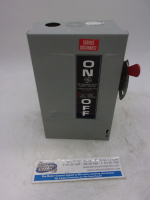 TGN3321-GE-HEAVY DUTY SAFETY SWITCH 3P ,NON-FUSIBLE ,30A, 240V, NEMA 1 INDOOR