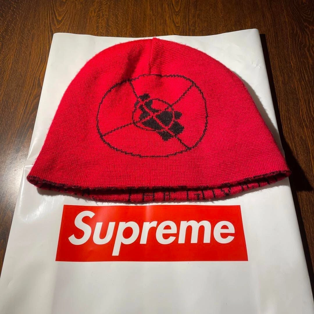 Supreme Public Enemy 2006 Reversible Beanie Red Chuck D Terminator X Vintage