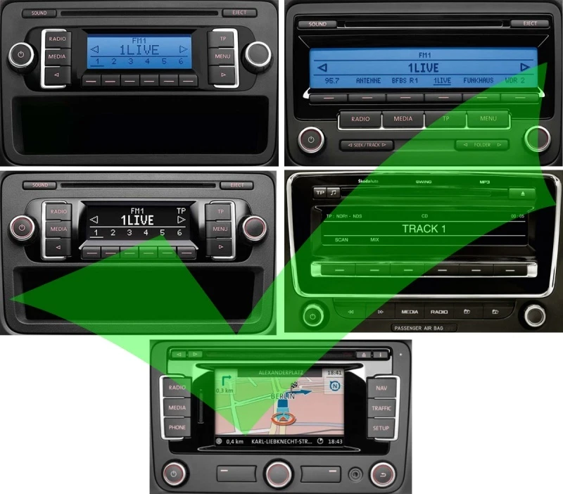 VW RCD 310 - Bluetooth module instal 