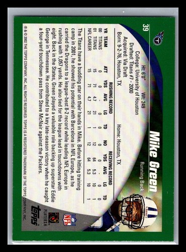 2002 Topps Football # 1 - 200 - Pick Your Card! - Picture 78 of 400