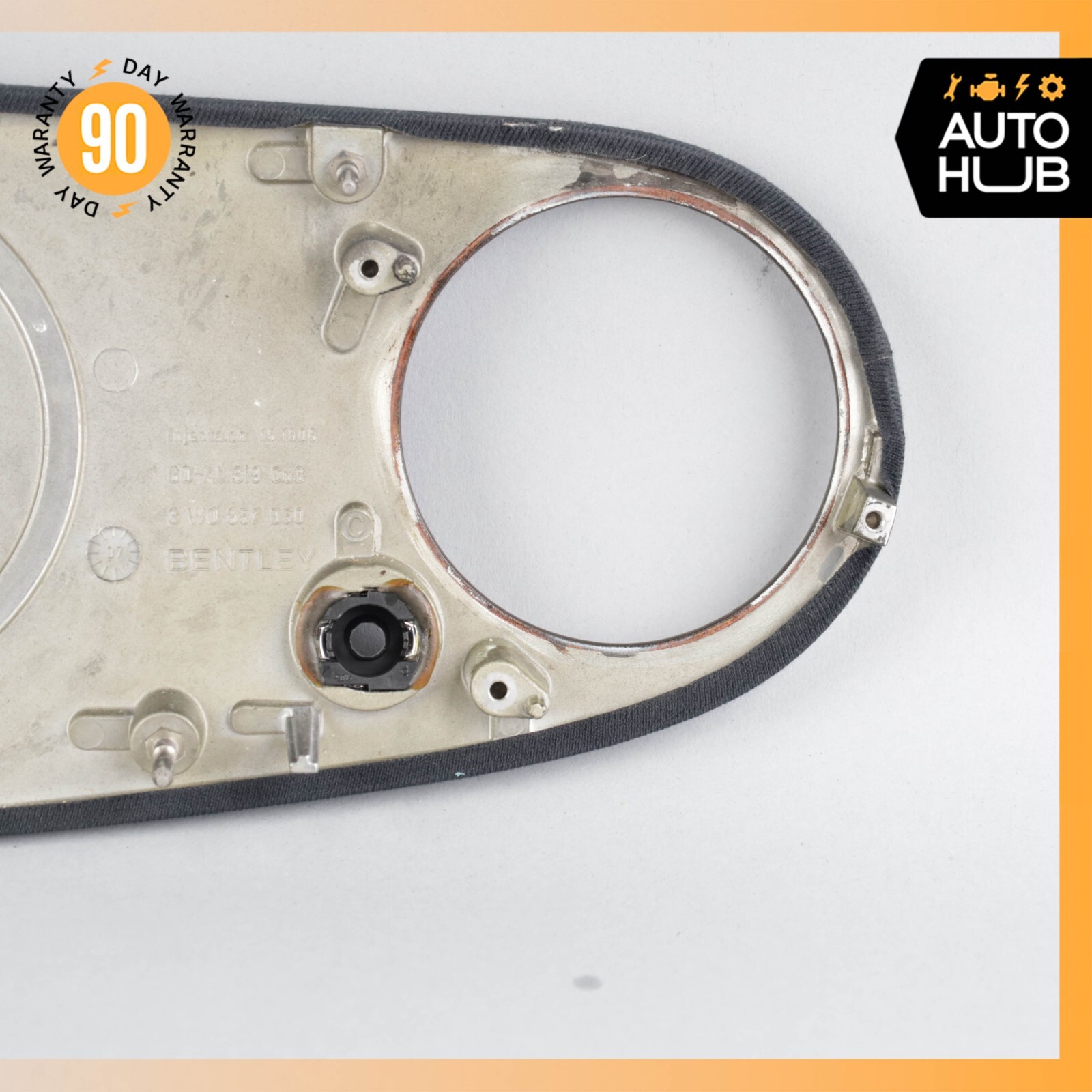 03-13 Bentley Continental GTC GT Right Dashboard Dash Trim Bezel Wood OEM 52k