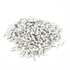 1000pcs White Wire Crimp Connector Insulated Ferrule Pin Cord End Terminal AWG22